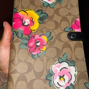 Coach Floral Patterned Notebook